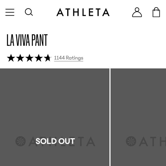 Athleta Lined La Viva Pant Blue - Picture 11 of 15